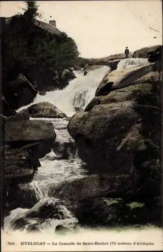 Ak Huelgoat Finistere, La Cascade de Saint Herbot