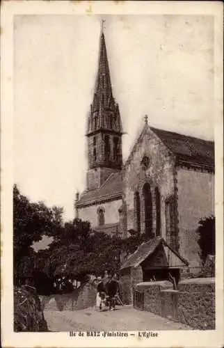 Ak Île de Batz Finistere, L'Eglise