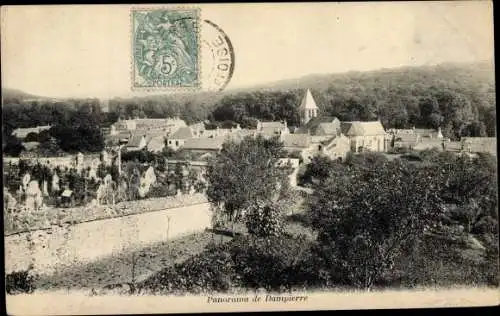 Ak Dampierre Yvelines, Panorama vom Ort