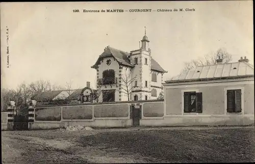 Ak Courgent Yvelines, Chateau de M. Clark