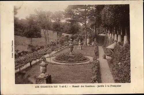 Ak Les Essarts le Roi Yvelines, Jardin a la Francaise