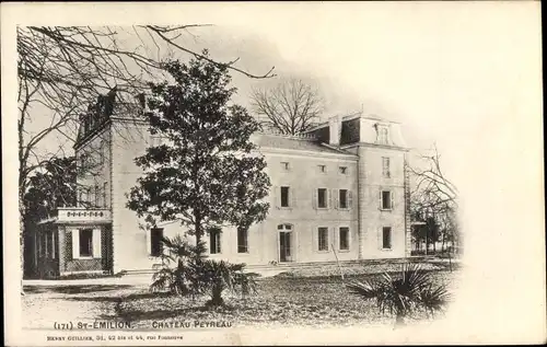 Ak Saint Emilion Gironde, Chateau Peyreau