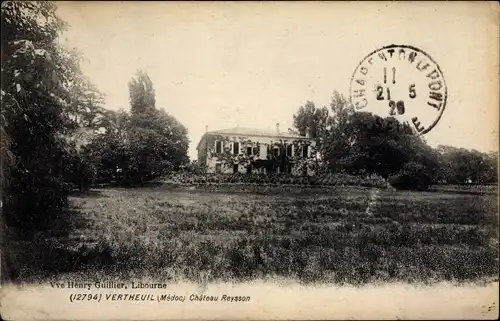 Ak Vertheuil Gironde, Chateau Reysson
