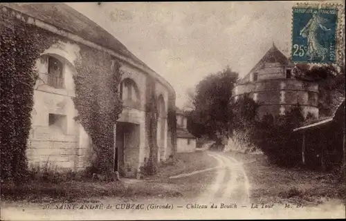 Ak Saint Andre de Cubzac Gironde, Chateau de Bouilh