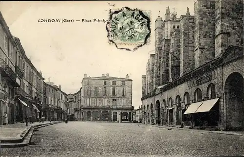 Ak Condom Gers, Place Principale