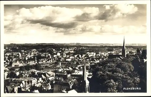 Ak Flensburg in Schleswig Holstein, Stadtbild