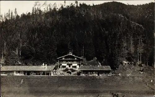 Ak Valepp Schliersee im Kreis Miesbach Oberbayern, Forsthaus