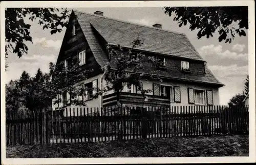 Ak Oberbärenburg Altenberg im Erzgebirge, Haus Greif