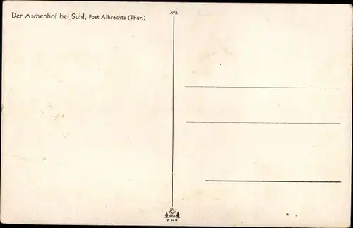 Ak Suhl in Thüringen, Aschenhof