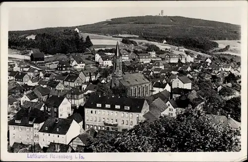Ak Reifenberg Schmitten im Taunus Hessen, Panorama, Kirche