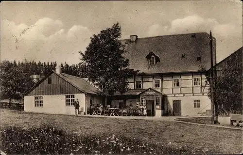 Ak Oberbärenburg Altenberg im Erzgebirge, Fritsches Gasthof