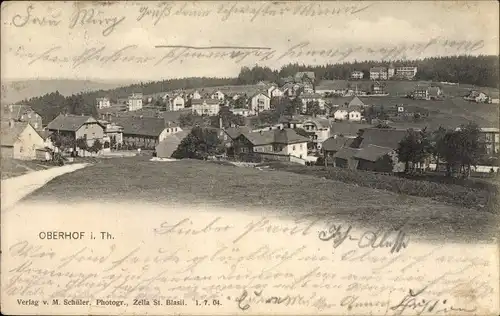 Ak Oberhof im Thüringer Wald, Panorama