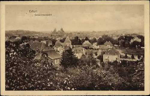 Ak Erfurt in Thüringen, Panorama