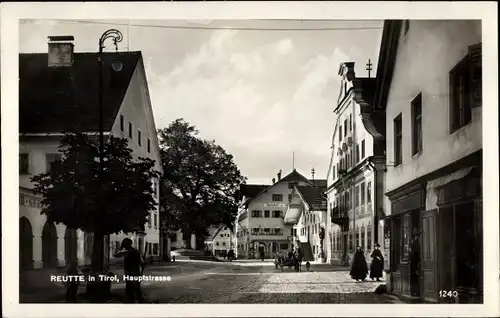 Ak Reutte in Tirol, Hauptstraße