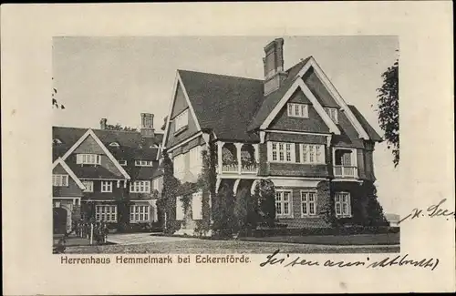 Ak Ostseebad Eckernförde, Herrenhaus Hemmelmark bei Eckernförde