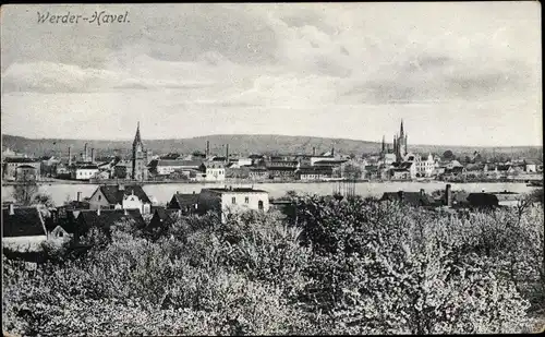 Ak Werder an der Havel, Panorama