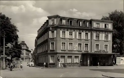 Ak Pößneck in Thüringen, HO Hotel Posthirsch