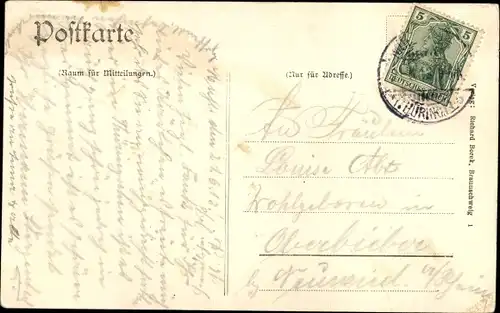 Passepartout Ak Mühlhausen in Thüringen, Kirche Divi Blasii