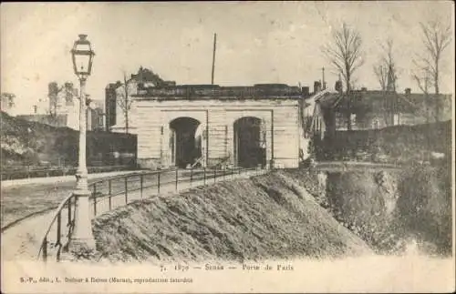 Ak Sedan Ardennes, Porte de Paris