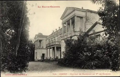 Ak Portet sur Garonne Haute Garonne, Château de Clairfont