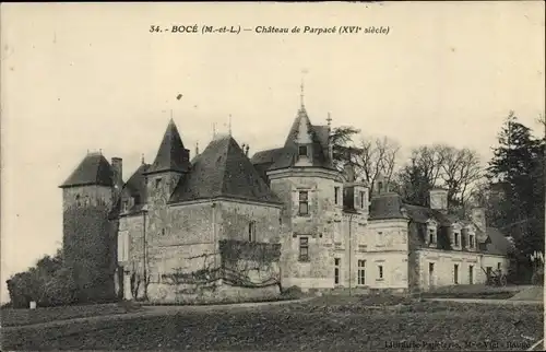 Ak Bocé Maine-et-Loire, Château de Parpacé