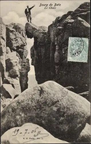 Ak Finistere Frankreich, Bourg de Batz, Le Chaos