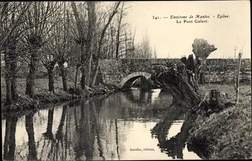 Ak Epone Yvelines, Le Pont Galant