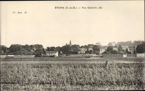 Ak Epone Yvelines, Vue Generale