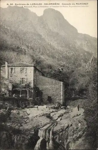 Ak Lamalou les Bains Herault, Cascade du Martinet