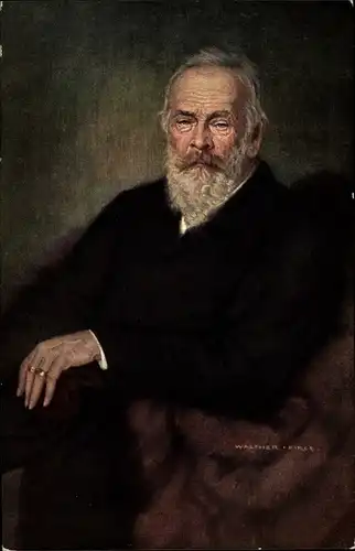 Künstler Ak Firle, Walther, Prinzregent Luitpold von Bayern, Portrait