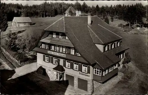 Ak Kniebis Freudenstadt im Nordschwarzwald, Gasthaus Pension zum Schwarzwald
