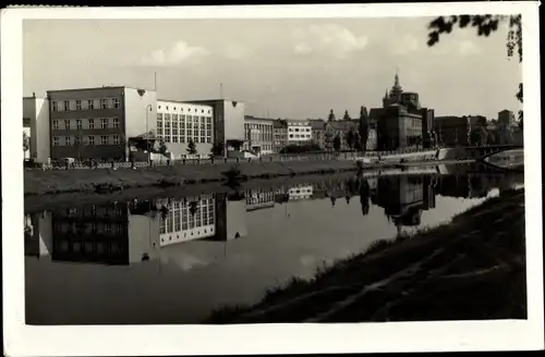 Ak Hradec Králové Königgrätz Stadt, Nabrezi