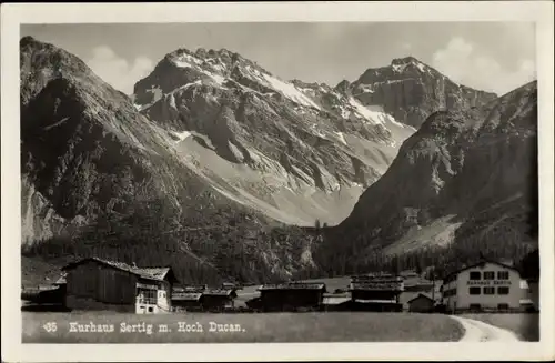 Ak Sertig Dörfli Kanton Graubünden, Kurhaus, Gebirge