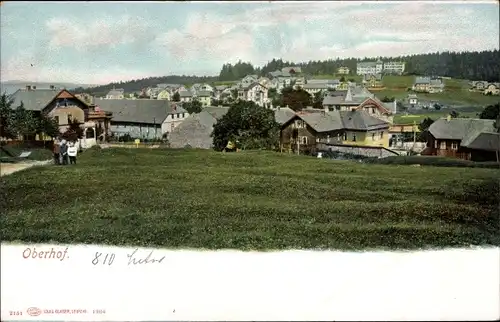 Ak Oberhof im Thüringer Wald, Totale