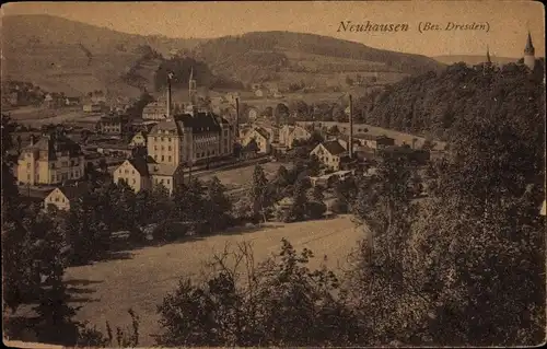 Ak Neuhausen in Sachsen, Panorama