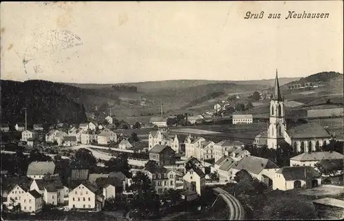 Ak Neuhausen in Sachsen, Totale