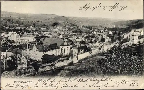 Ak Bad Münstereifel in Nordrhein Westfalen, Totale