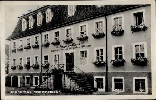 Ak Neudietendorf Nesse Apfelstädt Thüringen, Zinzendorfhaus