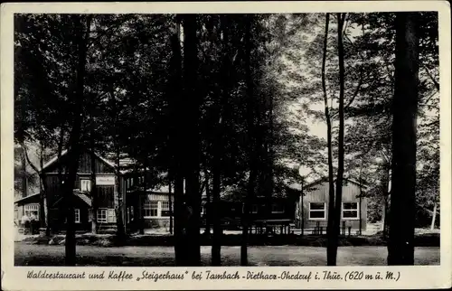 Ak Ohrdruf in Thüringen, Waldrestaurant Steigerhaus