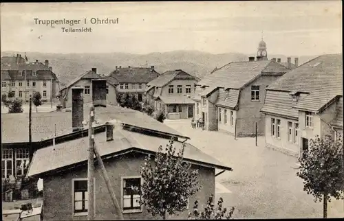 Ak Ohrdruf in Thüringen, Truppenlager, Teilansicht