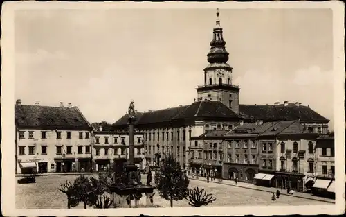 Ak Kroměříž Kremsier Region Zlin, Marktplatz