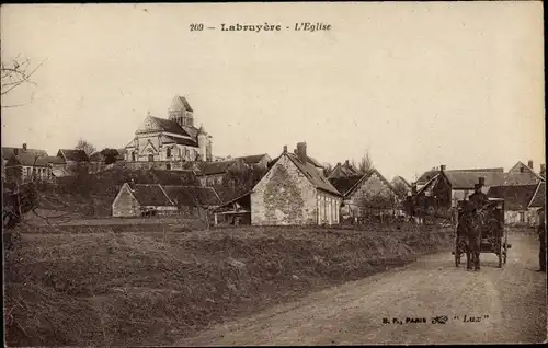 Ak Labruyère Oise, L'Eglise