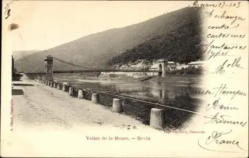 Ak Revin Ardennes, Vallée de la Meuse