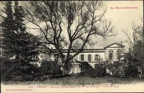 Ak Portet sur Garonne Haute Garonne, Château