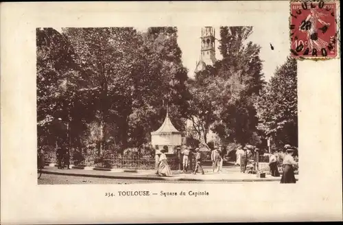 Ak Toulouse Haute Garonne, Square du Capitole