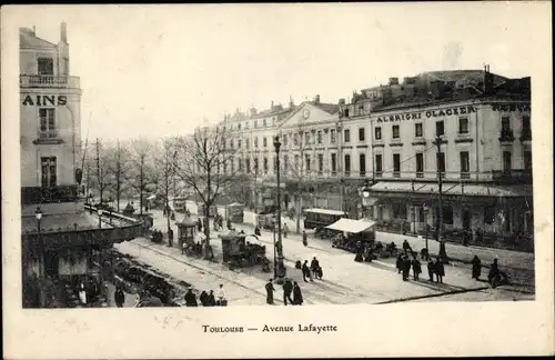 Ak Toulouse Haute Garonne, Avenue Lafayette