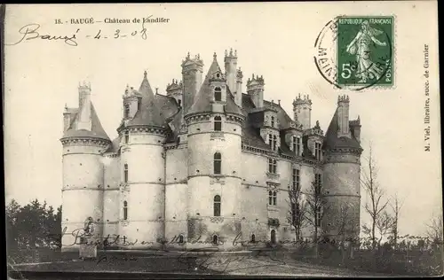 Ak Baugé Maine et Loire, Château de Landifer