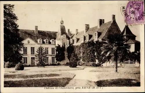 Ak Baugé Maine et Loire, Château de l'Auberdière