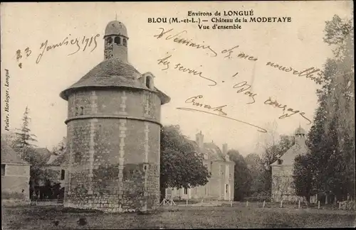 Ak Blou Maine-et-Loire, Château de la Modetaye