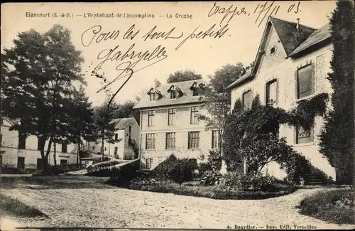 Ak Elancourt Yvelines, La Creche
